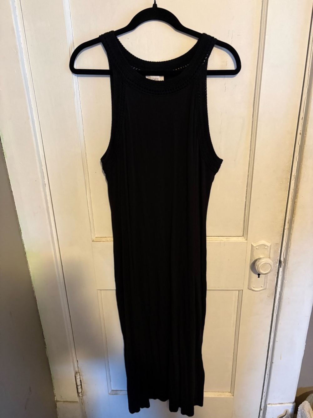 Loft Black Sleeveless Maxi Dress - Classic Tank Style